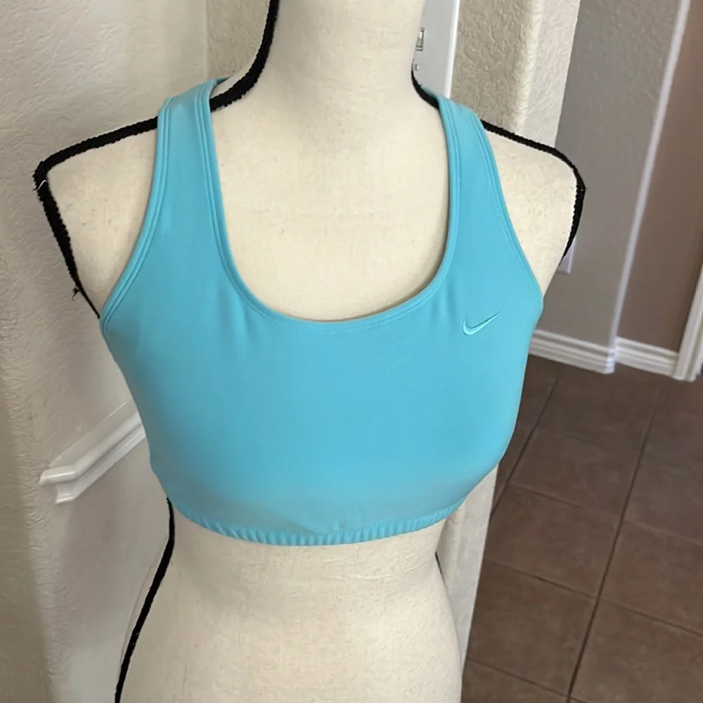 Nike DRI-Fit  turquoise sports bra